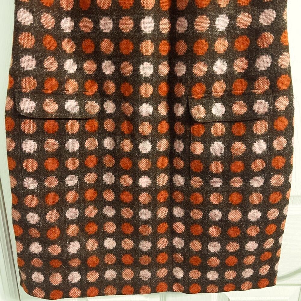 Boden British Tweed by Moon Wool Shift Dress Sleeveless 100% Wool Size 8 - Picture 4 of 7